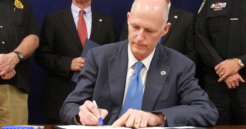 Rick Scott Signing