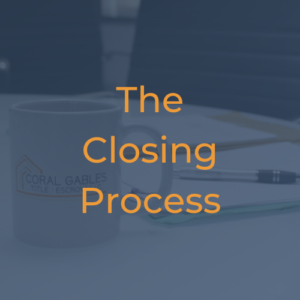 The Closing Process